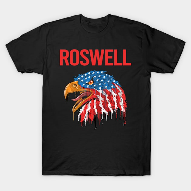 USA Eagle Roswell T-Shirt by flaskoverhand
